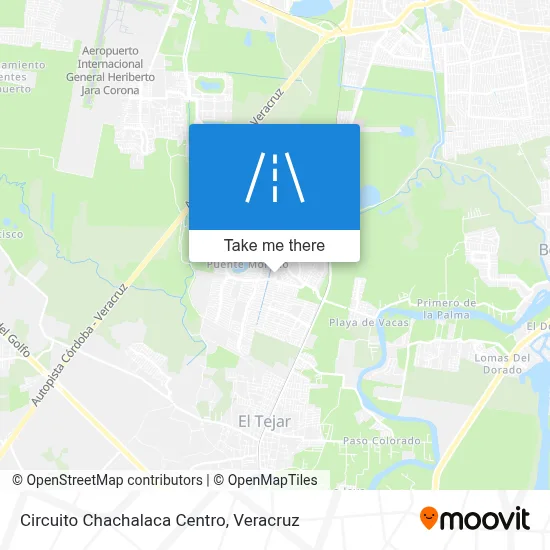 Circuito Chachalaca Centro map