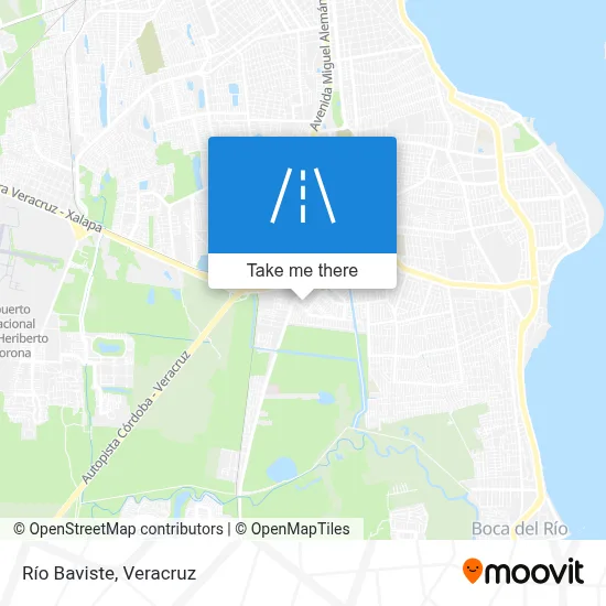Río Baviste map