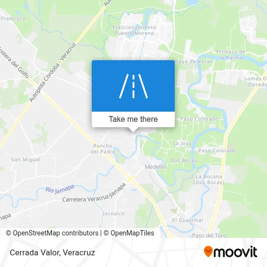 Cerrada Valor map