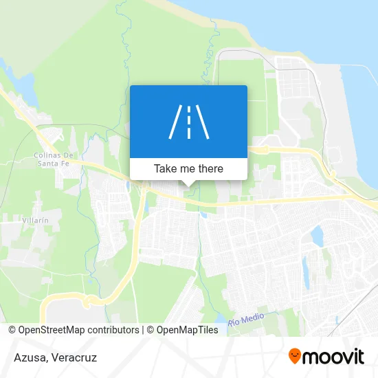 Azusa map