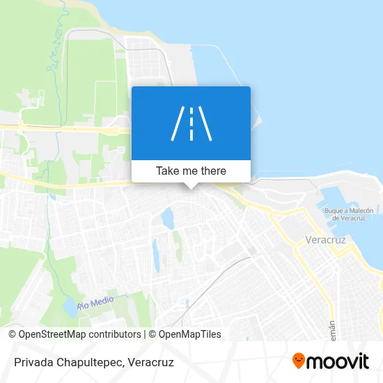Privada Chapultepec map