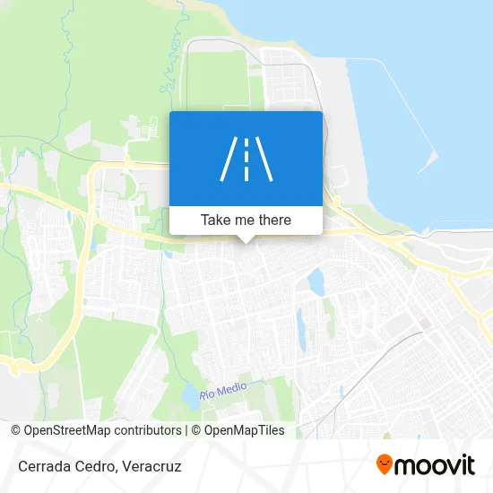Cerrada Cedro map