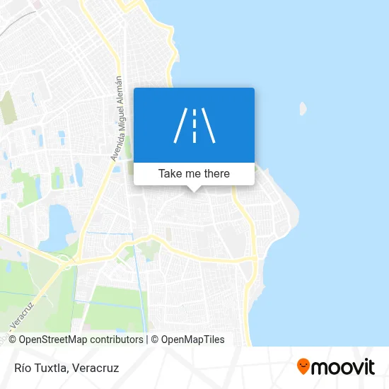Río Tuxtla map