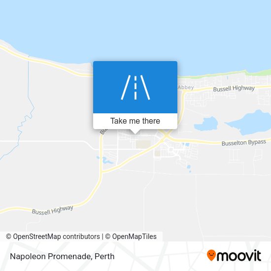 Napoleon Promenade map