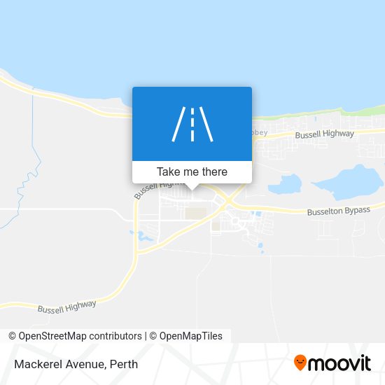 Mackerel Avenue map
