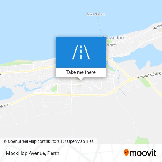Mackillop Avenue map