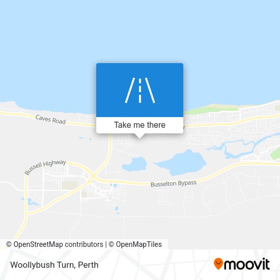 Woollybush Turn map