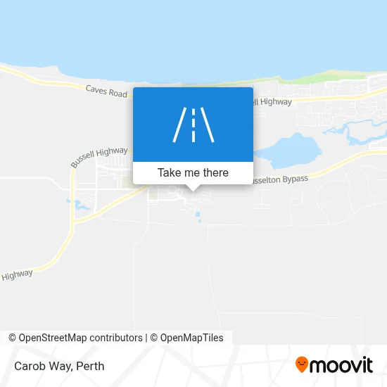 Mapa Carob Way