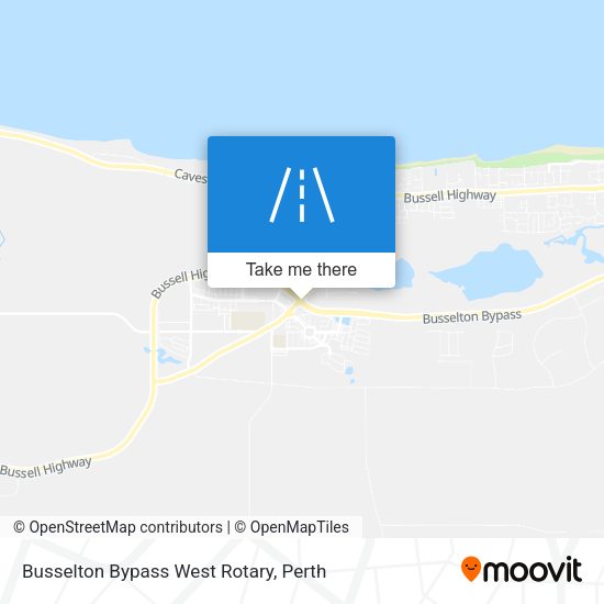 Busselton Bypass West Rotary map