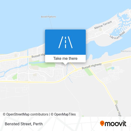 Bensted Street map