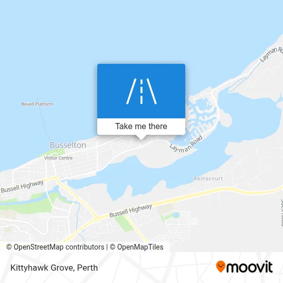 Mapa Kittyhawk Grove