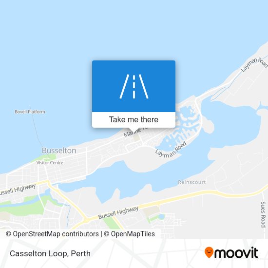 Casselton Loop map