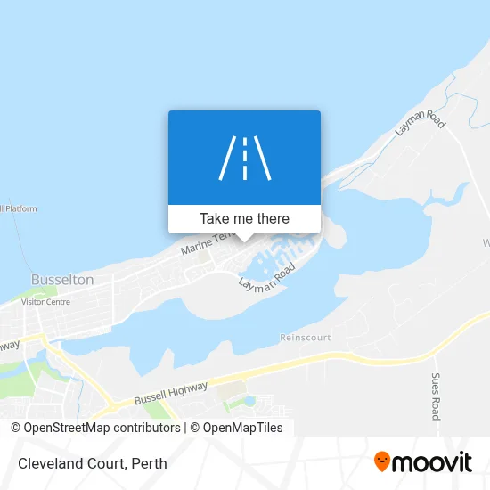 Mapa Cleveland Court