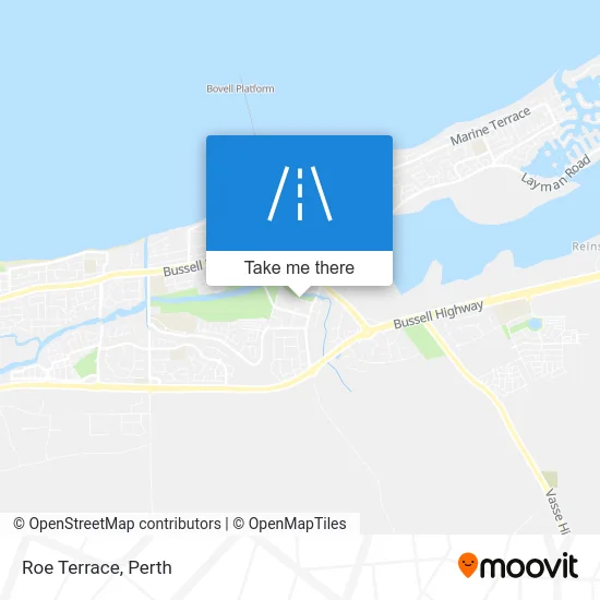 Mapa Roe Terrace