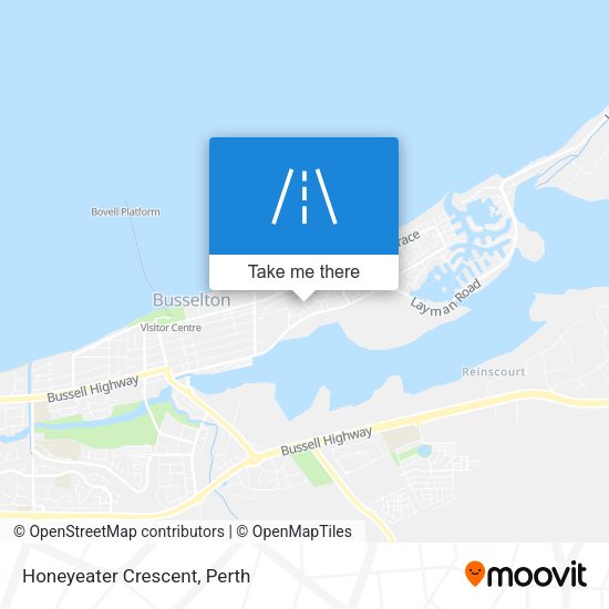 Honeyeater Crescent map