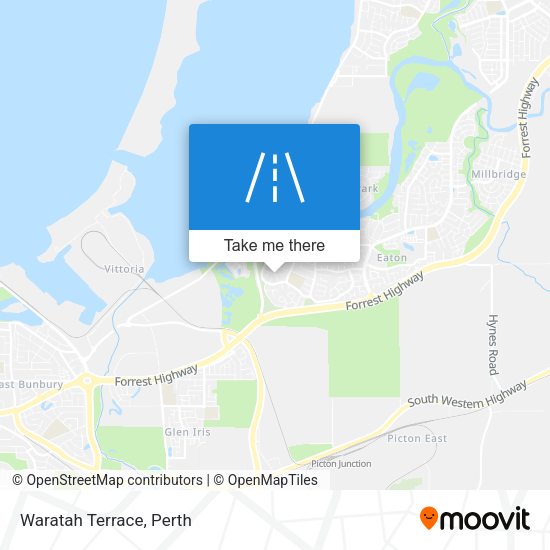 Waratah Terrace map