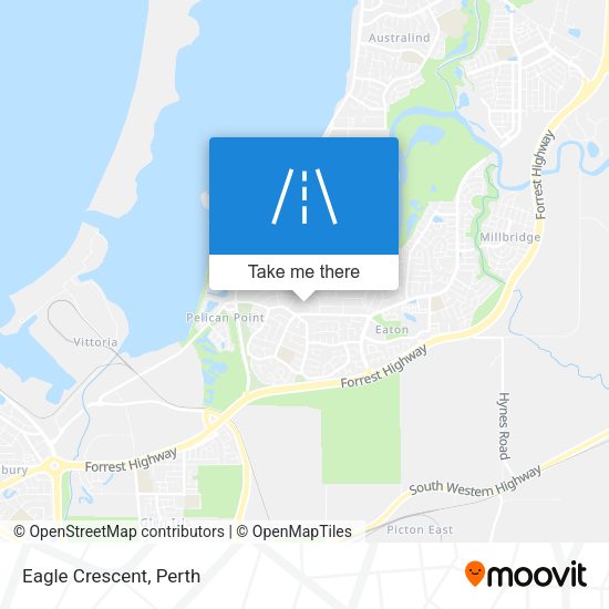 Eagle Crescent map