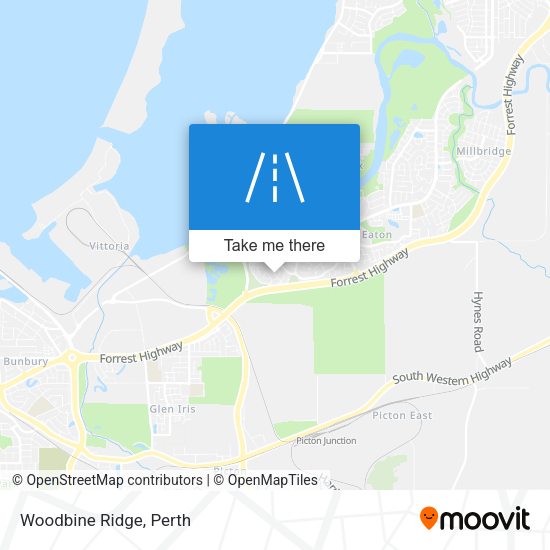 Woodbine Ridge map