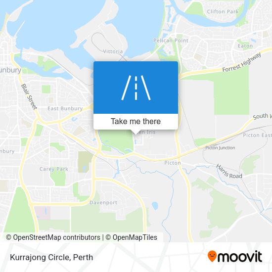 Kurrajong Circle map