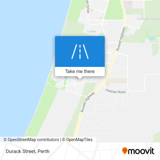 Durack Street map