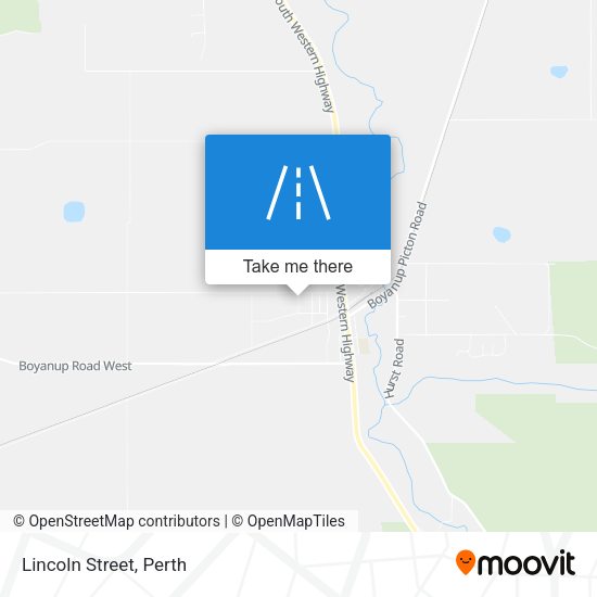 Lincoln Street map
