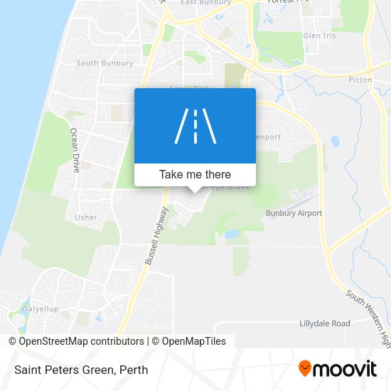 Saint Peters Green map