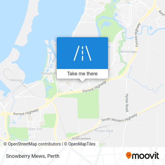 Snowberry Mews map