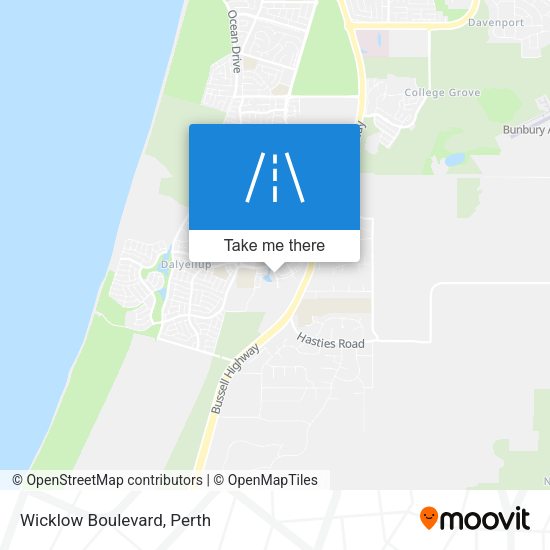 Wicklow Boulevard map