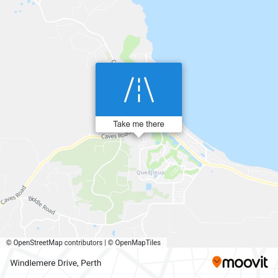 Windlemere Drive map