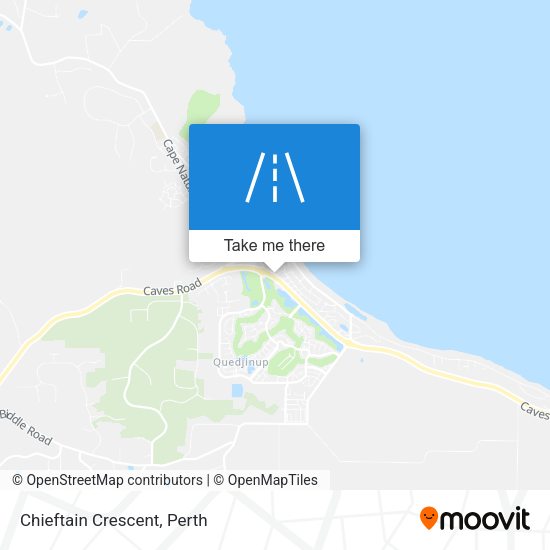 Chieftain Crescent map