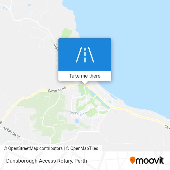 Mapa Dunsborough Access Rotary