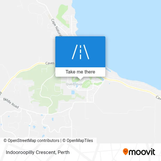 Mapa Indooroopilly Crescent