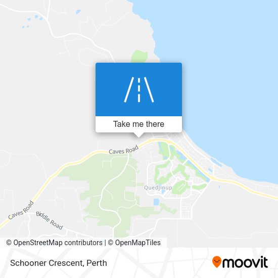Schooner Crescent map