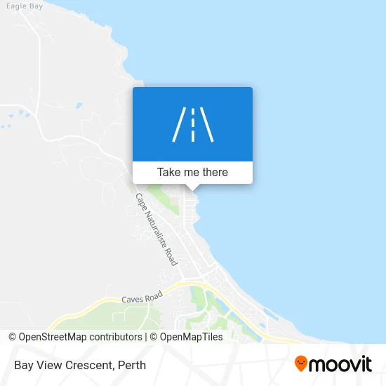 Mapa Bay View Crescent