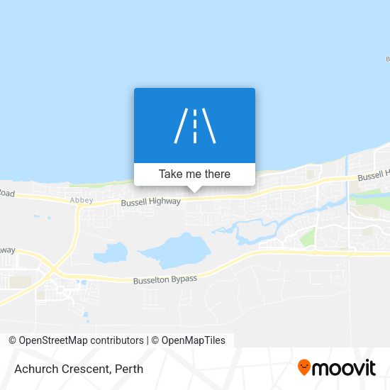 Achurch Crescent map