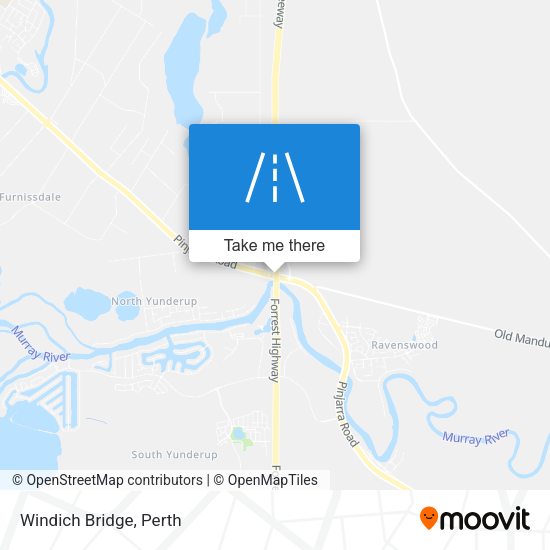 Windich Bridge map