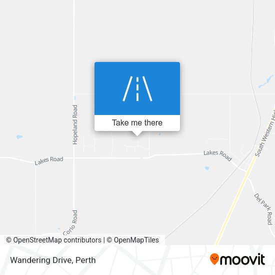 Wandering Drive map