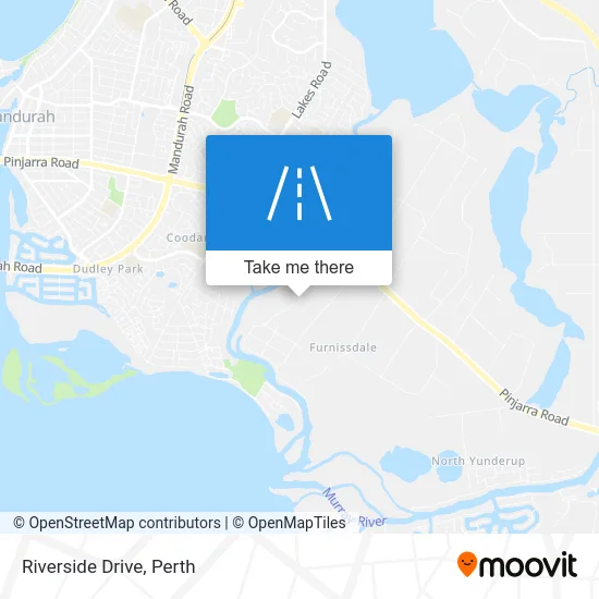 Mapa Riverside Drive