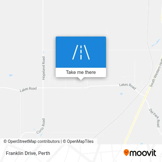 Mapa Franklin Drive