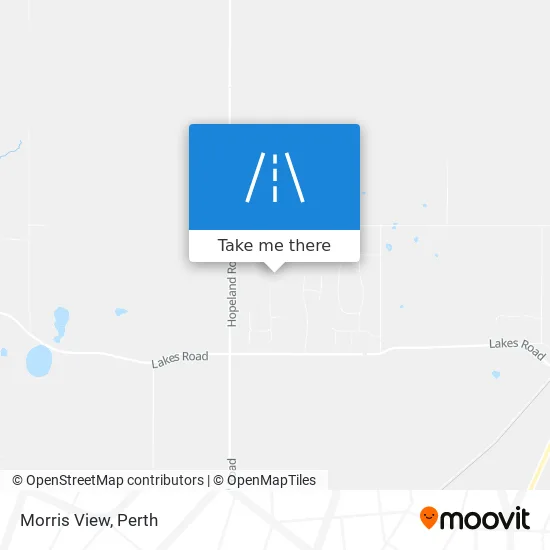 Mapa Morris View