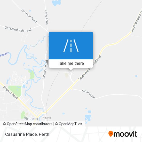 Casuarina Place map