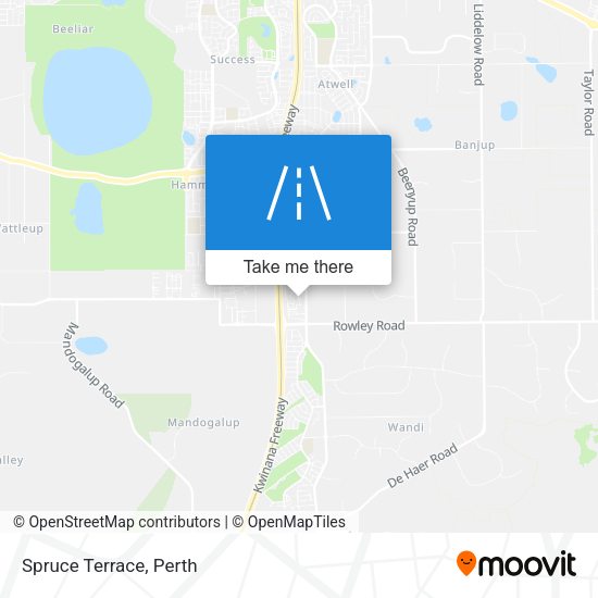 Spruce Terrace map
