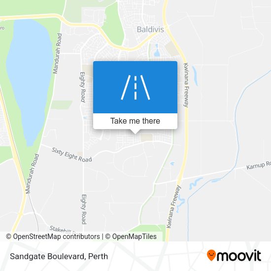Sandgate Boulevard map