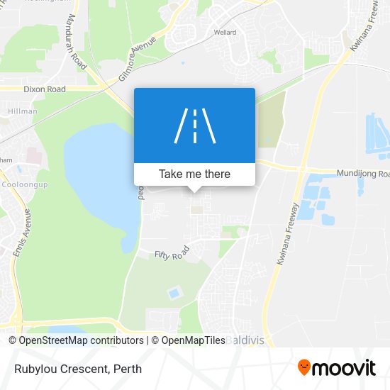 Rubylou Crescent map