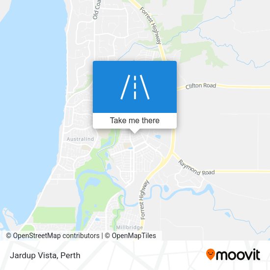 Jardup Vista map
