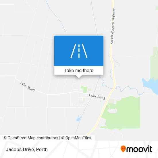 Mapa Jacobs Drive