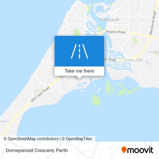 Dorneywood Crescent map