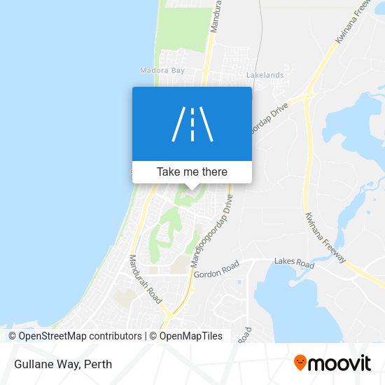 Gullane Way map