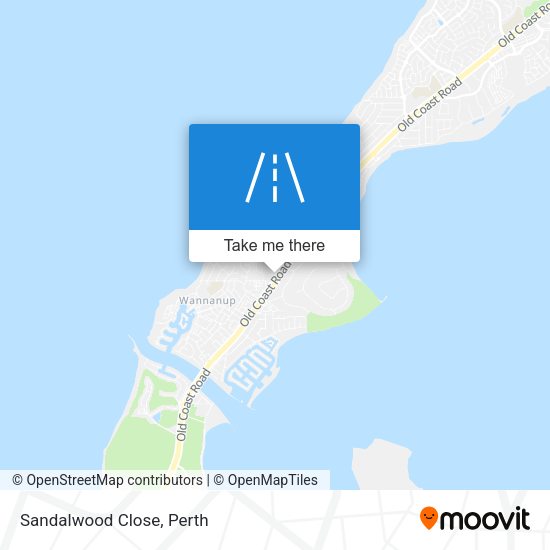 Sandalwood Close map
