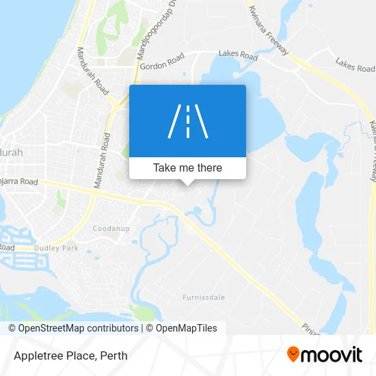 Mapa Appletree Place